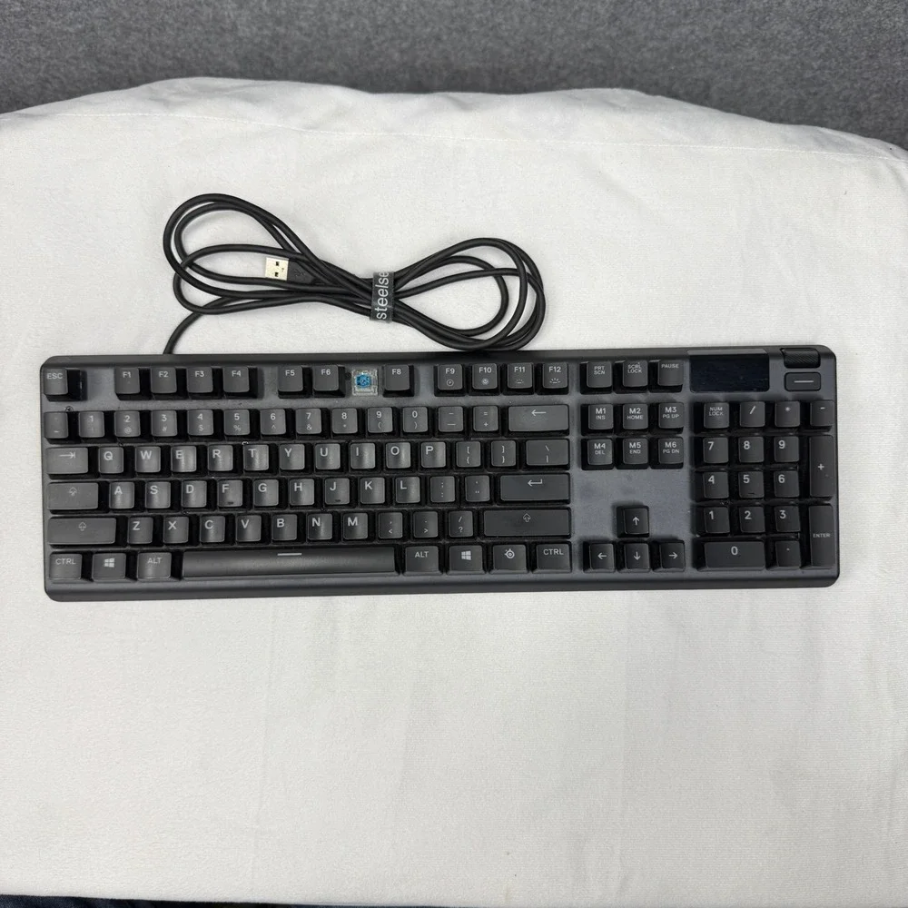 SteelSeries Apex 5 Hybrid Mechanical Gaming Keyboard Black KB-00013 OLED Display